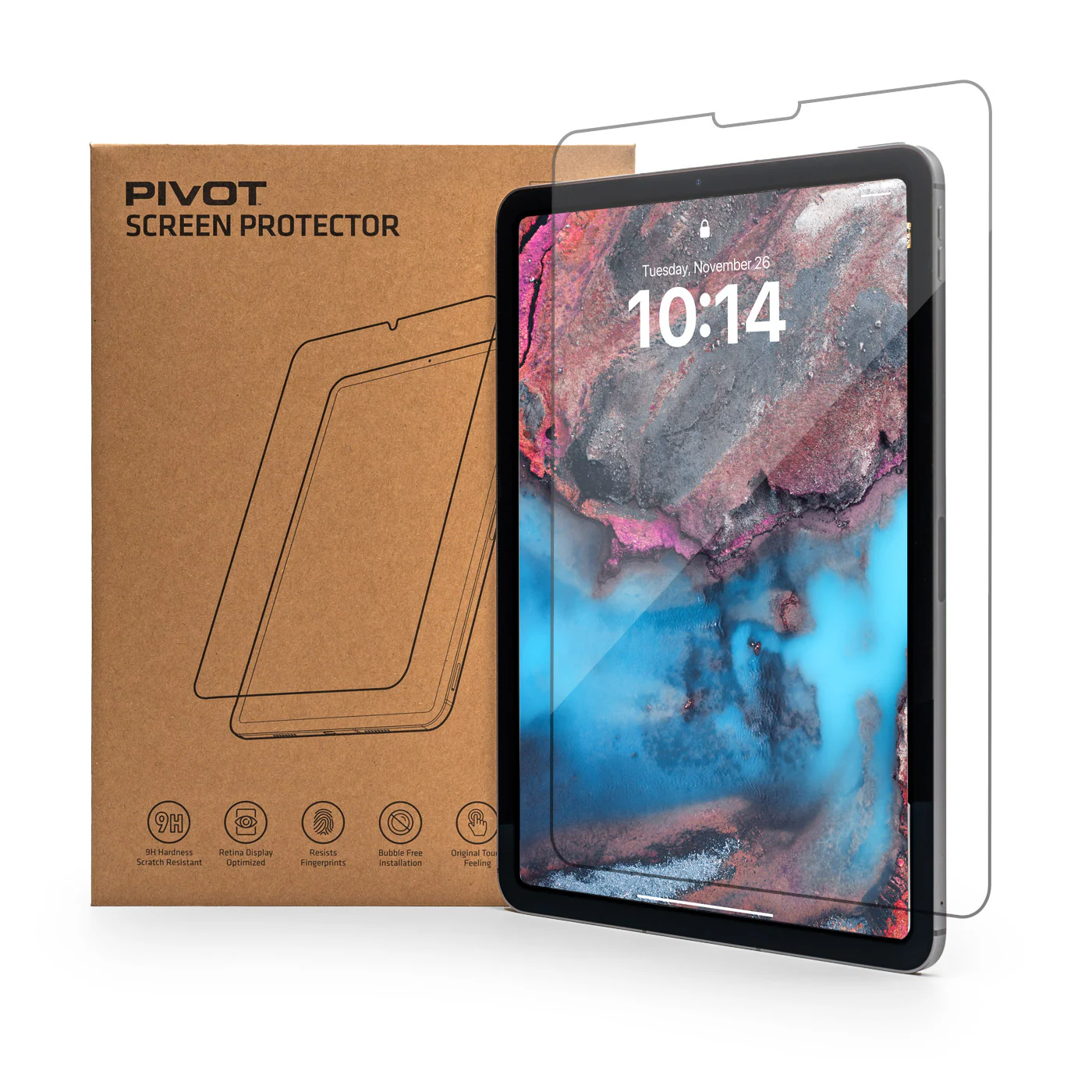 Anti-Glare Glass Screen Protector - Fits iPad Pro 11-inch (1st-4th gen.), iPad Air (4-5th gen.) - Bundle