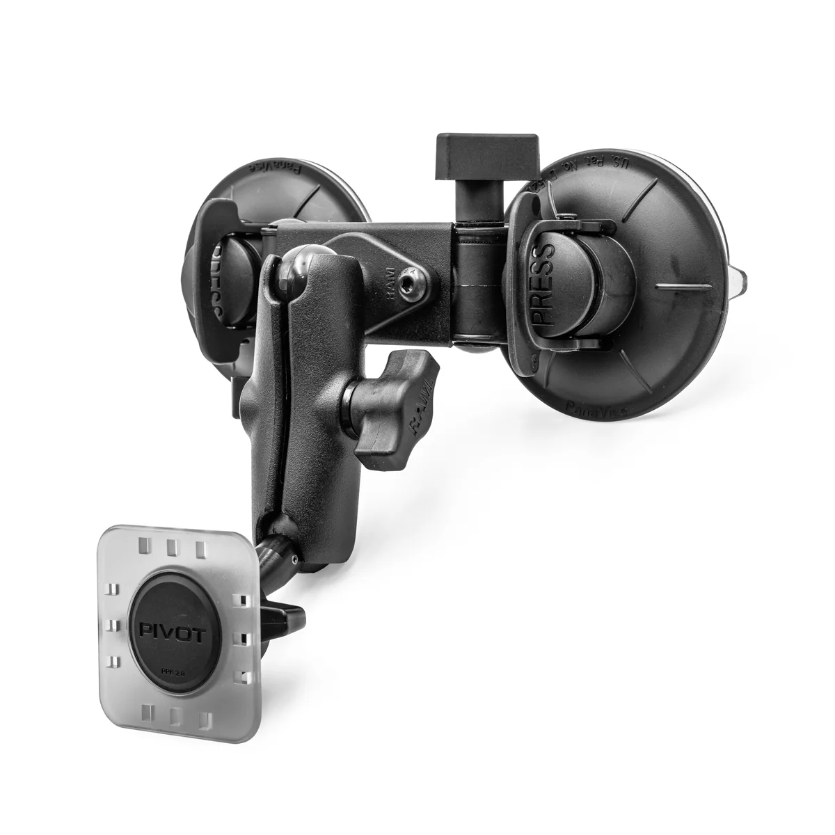 Double Suction Cup Mount - 1-inch Ball Arm - Image 4